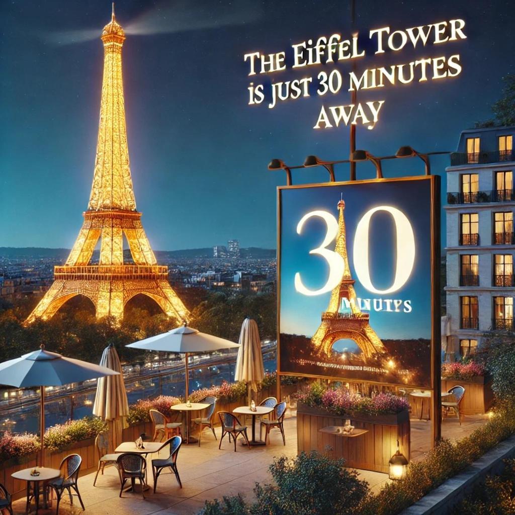 La Maison Est Situee En Face De La Gare Бонди Экстерьер фото